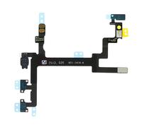 Nappe Power Bouton On/Off + Volume + Haut parleur + Flash pour iPhone 5 Noir