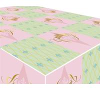 nappe princesse 120 x 180 cm rose/vert