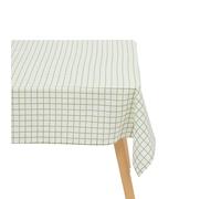 Créateur d'intérieur - Nappe Quadrillée "Garrigue" 140x240cm Vert