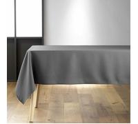 Douceur d'Intérieur Nappe rectangulaire Essentiel 140 x 200 cm Polyester uni Beton