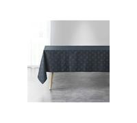 Nappe Imprimée Jacquard "Étoiles" 140x240cm Bleu