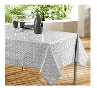 Nappe Toile Cirée "Abaca" 140x240cm Gris