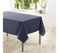 Nappe rectangle 140 x 250 cm polyester uni essentiel Beton Douceur d'Intérieur Gris G