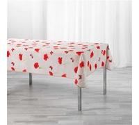 Douceur d'Intérieur Nappe rectangle Sweet Poppy polyester imprimée 150 x 240 cm