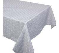 Nappe rectangle 150x200 cm imprimée 100% polyester PACO géométrique bleu nuage