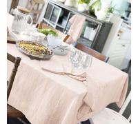 Nappe Rectangle 150x250 cm Gaze de Coton Guimauve