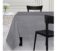 Nappe rectangle 150x250 cm VENISE gris, par Soleil d'Ocre