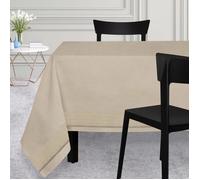 Nappe rectangle 150x300 cm Venise beige, par Soleil d'Ocre