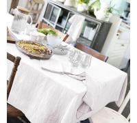 Nappe Rectangle 150x350 cm Gaze de Coton Chantilly