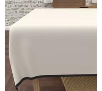 Nappe Rectangle Anti-Tâches En Microfibre Lavée 140x240 Cm Boheme Lin, Par Soleil D'ocre