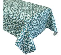 Nappe rectangle enduit 150x200 cm ASTER bleu Pétrole