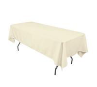 Nappe rectangle ivoire Tissu 180 x 300 cm