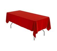 Nappe rectangle rouge Tissu 180 x 300 cm