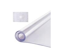 Nappe Rectangle Transparente en PVC Epaisseur 0,2cm Résistant Eau Facile 61x121,9cm