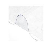 Nappe Rectangle Transparente en PVC pour Maison 91,4x152,4cm Epaisseur 0,15cm