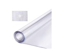 Nappe Rectangle Transparente PVC pour Bureau et Maison Table 76,2x152,4x0,15cm