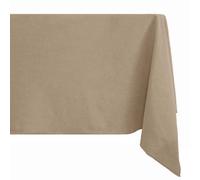 Nappe rectangulaire 100% coton lavé 160x250 cm HONO marron camel