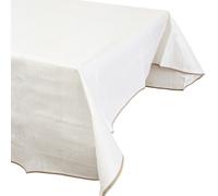 Nappe rectangulaire 140x180 cm antitaches NAMASTE earl grey