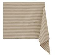 Nappe rectangulaire 160x250 cm 100% coton LILI marron camel