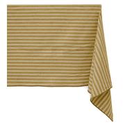 Nappe rectangulaire 160x300 cm 100% coton LILI marron houblon