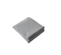 - Nappe rectangulaire avec bordure jute LINA - 240 x 140 cm - Gris - Lina