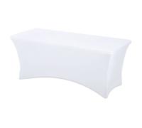 Nappe Rectangulaire Blanche Lycra Spandex extensible