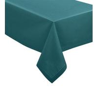 Atmosphera - Nappe Jane - Coton Chambray - Bleu Canard 140x240 cm