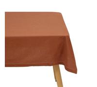 Nappe Jane 240x140cm terracotta en coton - Atmosphera Créateur d'intérieur