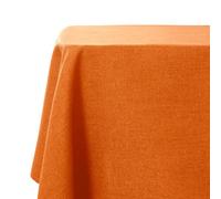 Nappe rectangulaire Citrouille impermeable effet lin 140 x 240 cm | Nappe de table Anti-Tache Nappe exterieur Lavable Moderne Restaurant Jardin Noel Anniversaire Mariage Maison Fête