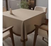 Nappe Rectangulaire En Lin, Coloris Uni, Imitation Peau De Mouton, Imperméable, Résistante À L'huile Et À La Chaleur, Idéale For Les Tables À Manger(A,120X170cm/47.2X66.9in)