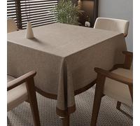 Nappe Rectangulaire En Lin, Coloris Uni, Imitation Peau De Mouton, Imperméable, Résistante À L'huile Et À La Chaleur, Idéale For Les Tables À Manger(E,90X140cm/35.4X55.1in)