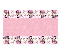 Nappe rectangulaire en plastique Minnie Mouse Rose
