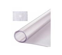 Nappe rectangulaire givrée en PVC, 106,7 x 152,4 cm, épaisseur 1,5 mm, imperméable et facile à nettoyer, bureau cuisine