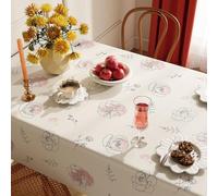 Nappe Rectangulaire Haut De Gamme, Légère Et Luxueuse, Imperméable, Résistante À l'huile Et Facile d'entretien. F,100×160cm