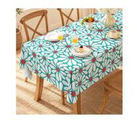 Nappe Rectangulaire Imperméable,HMCEY Nappe de Table Cuisine 100 X 140 CM | Nappe De Table Decoration,Nappe Rectangulaire En PVC,Résistants à L'huile, à L'eau Et à La Chaleur,Pour Fête, Salle à Manger