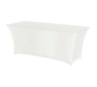 Nappe rectangulaire infroissable, en jersey blanc - Hendi 814369