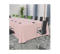 Nappe rectangulaire personnalisée, faite sur mesure, extra large | Couverture personnalisée for conférences, expositions, réunions et événements d'entreprise(Pink,2.4x3.6m)