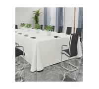 Nappe rectangulaire personnalisée, faite sur mesure, extra large | Couverture personnalisée for conférences, expositions, réunions et événements d'entreprise(White,2.7x5.6m)