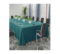 Nappe rectangulaire personnalisée, faite sur mesure, extra large | Couverture personnalisée for conférences, expositions, réunions et événements d'entreprise(Teal,2.7x6.6m)
