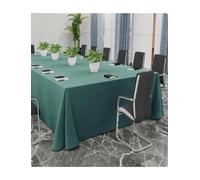 Nappe rectangulaire personnalisée, faite sur mesure, extra large | Couverture personnalisée for conférences, expositions, réunions et événements d'entreprise(Dark green,2.0x4.6m)