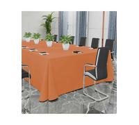 Nappe rectangulaire personnalisée, faite sur mesure, extra large | Couverture personnalisée for conférences, expositions, réunions et événements d'entreprise(Orange,2.4x5.6m)