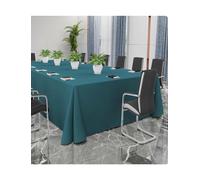 Nappe rectangulaire personnalisée, faite sur mesure, extra large | Couverture personnalisée for conférences, expositions, réunions et événements d'entreprise(Ink blue,2.7x6.6m)