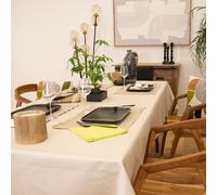 Nappe Rectangulaire Plastifiée Lin Et Coton