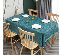 Nappe Rectangulaire PVC Anti Taches ÉTanche Table À Manger Nappes,carillons Éoliens Verts,80x120cm