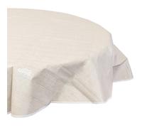 Nappe ronde 160 cm antitaches BALANCE couleur beige