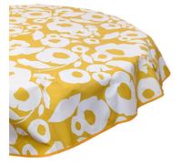 Nappe ronde 160 cm antitaches GRANDIR jaune
