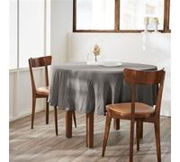 OUREA - Nappe Ronde Ø180cm Gaze de Coton Granit -