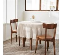 AltoBuy OUREA - Nappe Ronde Ø180cm Gaze de Coton Pampa