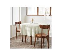 Nappe Ronde Ø180cm Gaze de Coton Vert d'eau - OUREA -