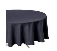 Nappe Ronde Anti-Tache Gris Ardoise D 180 cm - Atmosphera